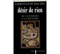 Désir De Rien - De L'anorexie À La Boulimie
