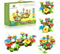 Desire Deluxe Jouet De Construction Jardin De Fleurs pour Filles - Set De 54 Pièces pour Création De Fleurs Intérieur & Extérieur - Jouet Éducatif STEM pour Enfants Dès 3 Ans