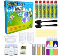 Desire Deluxe Kit de Boue de Bricolage Complet, Jeux, Jouets, Science, Laboratoire de Boue de Bricolage, Activateur D’ingrédients, Pédagogique, Activité, Jouet Pour les Garçons et les Filles, Cadeau