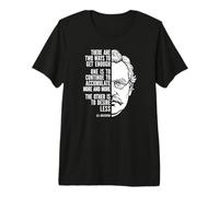 Desire Less Citation G.K. Chesterton Philosophie Wisdom T-Shirt Haut de Gamme