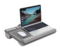 Desire2 Bureau d'ordinateur en bois pour gaucher avec coussins | Table ergonomique pour votre bureau à domicile | Table portable et support pour ordinateur portable | Accessoire de bureau d'ordinateur