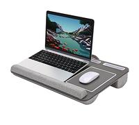 Desire2 Bureau pour Ordinateur Portable en Bois avec Coussins, Table de Bureau Ergonomique pour Votre Bureau à Domicile, Table du Support pour Ordinateur Portable et Tablette