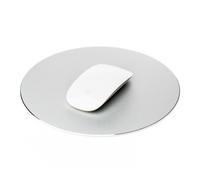 DESIRE2 Tapis de Souris Premium Aluminium Rond Argent