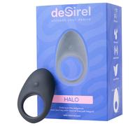 Desirel Halo - anneau pénien vibrant connecté - silicone noir