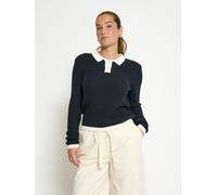 DESIRES Pull-over 'Kallie' marine / blanc, Taille XL