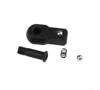 Desiumite Adaptateur de clé à douille en acier de 1,27 cm avec tête pivotante à 240° pour un accès au verrou à bille à ressort serré pour des changements rapides pour les réparations de voiture et les