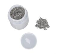 Desiumite Aiguilles en acier inoxydable de polissage magnétique pour pièces métalliques CNC - Diamètre de 0,5 x 7 mm - 1 kg - 0,5 x 7 mm