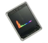 Desiumite Analyseur de spectre audio VU mètre avec contrôle vocal Écran HD 3,3 cm Boîtier en alliage d'aluminium, pour les amateurs de musique et les joueurs de sport électronique