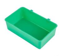 Desiumite Baignoire pour perroquets et perruches - 12 cm - En plastique - À suspendre - Accessoire non automatique pour cage à oiseaux - Peut être utilisé comme nourriture ou