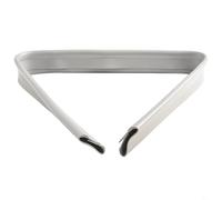 Desiumite Bande d'étanchéité flexible en PVC pour bas de porte | Étanche avec isolation acoustique | Bande d'étanchéité coupe-vent sous la porte pour un usage domestique (gris)