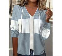 Desiumite Blouson Polaire pour femme Longue Manche Taille S-XL Blouson | Polyester doux, capuche fixe, fermeture zip pour robuste, idéal hiver froid, coupe régulière