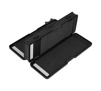 Desiumite Boîte de rangement rigide pour pêche à la carpe, portefeuille en plastique à 6 couches avec 72 emplacements de rangement, couvercle sécurisé à double clip, 25 x 9 x 4,4 cm