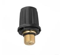 Desiumite Bouchon de réservoir pour nettoyeur vapeur Karcher SC1/SC2/SC2D/CTK10, couvercle de soupape de sécurité avec anneau d'étanchéité, couvercle de réservoir en métal de rechange doré noir
