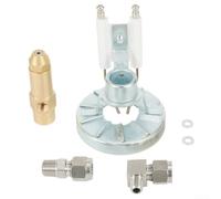 Desiumite Buse de brûleur d'huile usée avec siphon et fonction de pulvérisation d'air, prend en charge la pulvérisation basse pression avec débit réglable, convient pour les huiles lourdes et usées