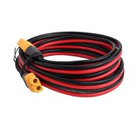 Desiumite Câble d'extension pour Xt60 pour 061 m pour Xt60 12 AWG pour station d'alimentation Rc 305 m Rouge/noir pour solaire 183 m/batterie (3,05 m)