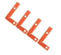 Desiumite Carrés de positionnement à 90 degrés pour le travail du bois | Ensemble de pinces à angle droit de 7,6 cm | Outil de charpentier en alliage d'aluminium pour meubles de bricolage, armoires,