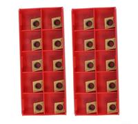 Desiumite CCMT09T304 CCMT32.51 US735 Ensemble d'inserts de tournage en carbure de tungstène Outil de traitement externe Outil de traitement externe Revêtement CVD PVD de qualité industrielle 20 pièces