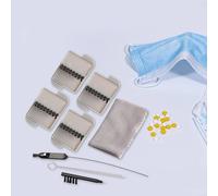 Desiumite Cerustop Lot de 36 protège-cire pour appareil auditif avec brosses de nettoyage et chiffon en microfibre, compatibles avec Phonak, Resound, Widex, Jungle Care CIC ITE ITC