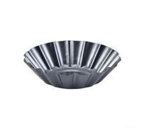 Desiumite Cet ensemble de 12 tartelettes en dentelle gaufrée présente des motifs de dentelle épaisse, une apparence exquise, des propriétés non propriétés, et est compact et pratique