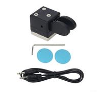 Desiumite Clé CW pour ondes courtes, clé à code automatique avec base magnétique, design à double pagaie, ABS + construction magnétique, compatible avec radio DIY. Modèle