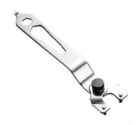 Desiumite Clé réglable pour meuleuse d'angle - Clé à écrou multifonction 12 en 1 avec plaques de pression, largeur de mâchoire de 15 à 52 mm, acier au carbone #45 traité thermiquement (clé uniquement)