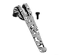 Desiumite Clip de poche profond en acier inoxydable conçu pour l'armée 91 mm avec fixation sécurisée (Damascus)