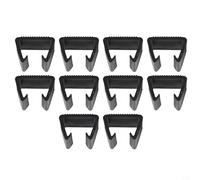 Desiumite Clips de meubles d'extérieur en rotin pour connexion sécurisée du canapé modulaire, compatibilité avec les tubes de 4,25 cm et 5,25 cm, ensemble de connecteurs en ABS noir résistant aux