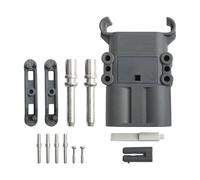 Desiumite Connecteur rapide de batterie de chariot élévateur 80 A 160 A 320 A Connecteur de charge de batterie au lithium haute intensité avec borne de signal pour UPS de véhicule électrique (320 A