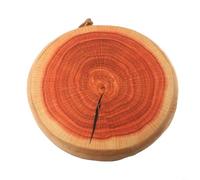 Desiumite Coussin rond en forme de fruit pour chaise de jardin - Coussin d'assise doux avec motif pastèque, soutien dorsal ergonomique, décoration d'intérieur et (bois)