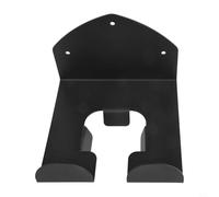 Desiumite Crochet en métal pour tondeuse à gazon robuste - Porte-outils électriques peu encombrant avec organiseur noir et orange, 15 x 15 x 10 cm (noir)