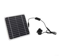 Desiumite Eau solaire 30 W avec support et interrupteur pour fontaine automatique extérieure, irrigation de jardin, aquarium et bain d'oiseaux, débit de 800 l/h, matériau ABS