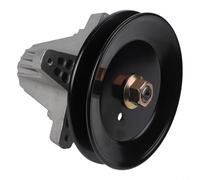 Desiumite Ensemble de broche 918-04822A pour pont de tondeuse de 106,7 cm, compatible avec les modèles de tracteur à gazon, comprend boulon fileté et poulie, kit de remplacement de construction en