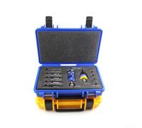 Desiumite Ensemble de forets à lamelles avec butée de profondeur réglable pour une pénétration contrôlée et une prévention des dommages (bleu)