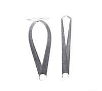 Desiumite Ensemble d'étrier intérieur et extérieur en acier inoxydable, outil de mesure de 350 mm avec joint de friction ferme pour l'inspection du travail des métaux, intérieur et (150 mm)