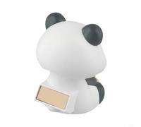 Desiumite Figurine panda en pot qui hoche la tête - 89 x 7 x 65 cm - Décoration de voiture avec ABS - Échelle moyenne et solaire - Absorbe la lumière - Économie d'énergie et décoration - Alimentée