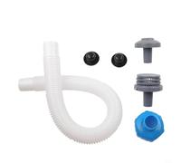 Desiumite Filtre d'entrée de piscine en plastique pour 25022E - Raccord de piscine hors sol, adaptateur de tuyau d'écumoire B avec connecteur de filtre, grille, buse et tuyau, 1 ensemble