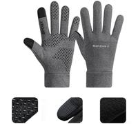 Desiumite Gants Hiver Tactiles Imperméables Couche Polaire | Tissu conducteur , utilisation pour smartphone retirer, protection pluie et neige, doublure polaire épaisse