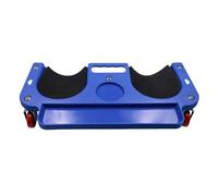 Desiumite Genouillère roulante pour réparation automobile - Repose-genoux de mécanicien avec polyéthylène résistant aux collisions Ffor e, roues rotatives à 360°, rouge/bleu/noir (bleu)
