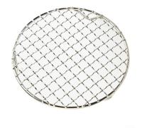 Desiumite Grille de refroidissement ronde en acier inoxydable 201 pour four, grill, séchage et refroidissement des aliments, compatible avec les poêles de 13 cm à 40,5 cm, argenté (26 cm)