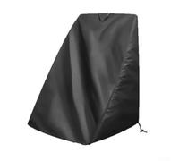 Desiumite Housse de dévidoir de tuyau d'extérieur en tissu Oxford 210D résistant aux intempéries pour chariot métallique avec corde de traction sécurisée, 66 x 63 x 88 cm (noir 210D)