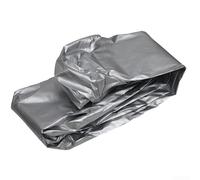 Desiumite Housse de protection contre la poussière, la pluie et les UV - Tissu Oxford 210D argenté - Convient pour 50 x 124 x 6,5 cm à 50 x 195 x 6,5 cm (50 x 195 x 6,5 cm)