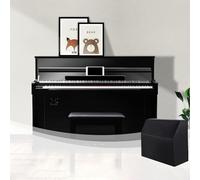 Desiumite Housse de protection verticale 153 x 60 x 110 cm, imperméable et résistante à la poussière pour intérieur et extérieur, compatible avec les pianos standard, tissu Oxford 420D, longue durée