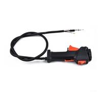 Desiumite Interrupteur de commande d'accélérateur noir avec câble pour coupe-bordures et débroussailleuse 139/140 General Fit 26 mm