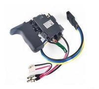 Desiumite Interrupteur de déclenchement pour perceuse 6506549 Hr202d Bhr202rfe Dhr202 Bhr202 Dhr202rme Dhr202z 6388834 6388826 16 A Courant maximum 72 V 24 V Tension Plastique Plus M