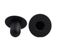 Desiumite Joint mural pour piscine hors sol - Bouchon de trou de rechange en PVC - 5,8 x 3,8 x 2,9 cm - Convient aux tuyaux de 2,8 cm - Noir