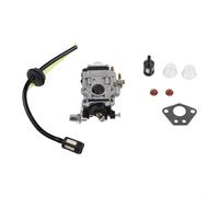 Desiumite Kit carburateur pour débroussailleuse RBC52SB, RBC40SB, RBC38SB - Venturi 15 mm avec filtre à carburant, ligne, pour ampoules d'amorçage et joint - Compatible avec scooters et Gopeds