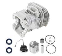 Desiumite Kit de piston de cylindre de 47 mm pour tronçonneuses MS291 MS291C MS271 MS271C 1141 020 1206 Big Bore avec joint d'huile et couvercle de carburant