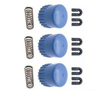 Desiumite Kit de reconstruction de tête de débroussailleuse pour modèles T25, comprend 3 boutons de butée avec ressorts et œillets, remplace 537338701 537338801, compatible avec 122C 125C 128C
