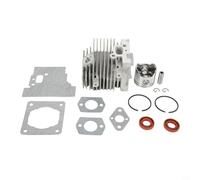 Desiumite Kit de reconstruction pour débroussailleuse FS85, FS85R, FS85T, FS85RX - Top End Reconstruction avec cylindre, piston, anneaux, broches, circlips et ensemble de joints