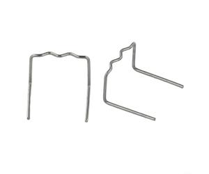 Desiumite Kit de réparation d'agrafes chaudes pour soudeur en plastique, 100 clous de soudure en acier inoxydable de 0,6 mm et 0,8 mm, compatibles avec outils de réparation de pare-chocs de voiture (C